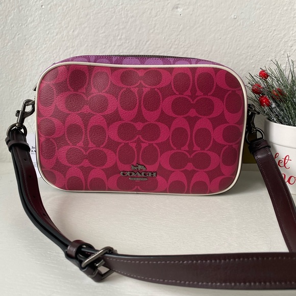Coach Handbags - Coach Jes Crossbody Blocked Sig Canvas